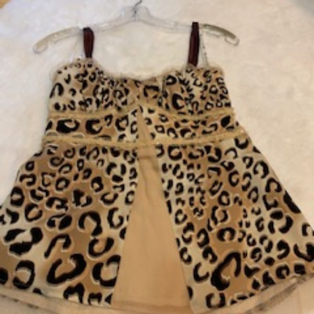 Nanette Lepore Silk Leopard Sleeveless Top 6